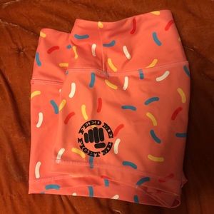 Small “donut” Feed Me or Fight Me shorts